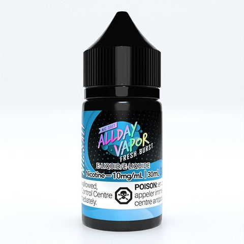 Allday Vapor - Fresh Burst SALT - Salt Nicotine Eliquid - Canada