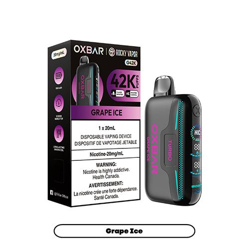 OXBAR x Rocky Vapor G42K Rechargeable Disposable Vape - Disposables - Canada