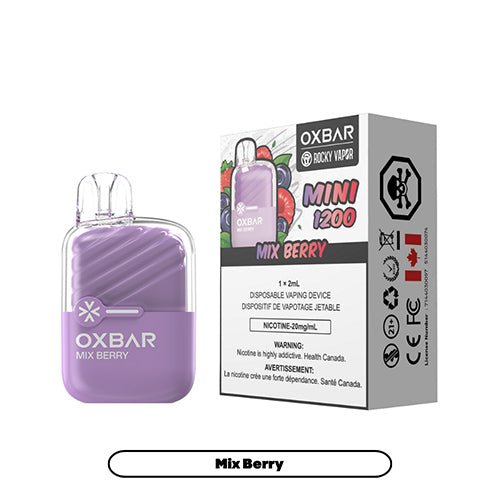 OXBAR x Rocky Vapor Mini 1200 Disposable Vape - Disposables - Canada