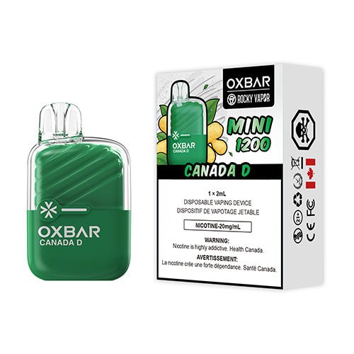 OXBAR x Rocky Vapor Mini 1200 Disposable Vape - Disposables - Canada
