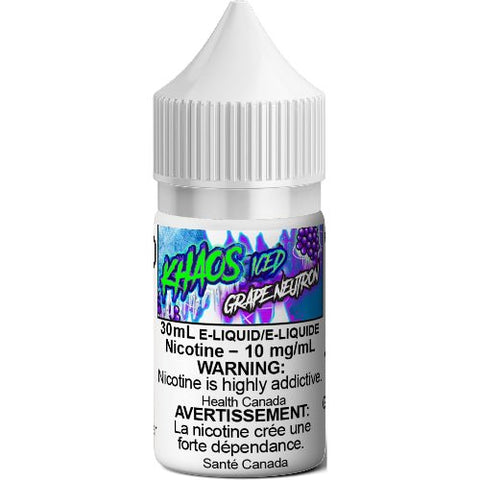 KHAOS by Alchemist Labs E-Juice - Grape Neutron ICED SALT - Salt Nicotine Eliquid
