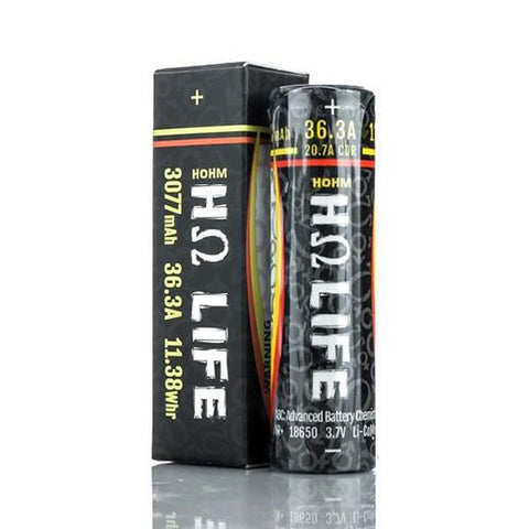 HOhm Tech HOhm Life 18650 Rechargeable Battery - Batteries