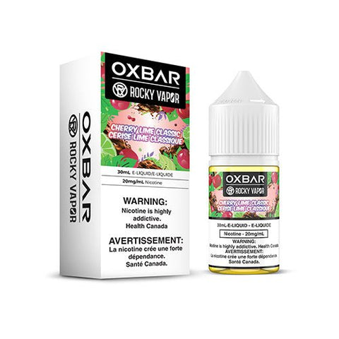 Rocky Vapor x Oxbar E-Liquids - Cherry Lime Classic - Salt Nicotine Eliquid - Canada