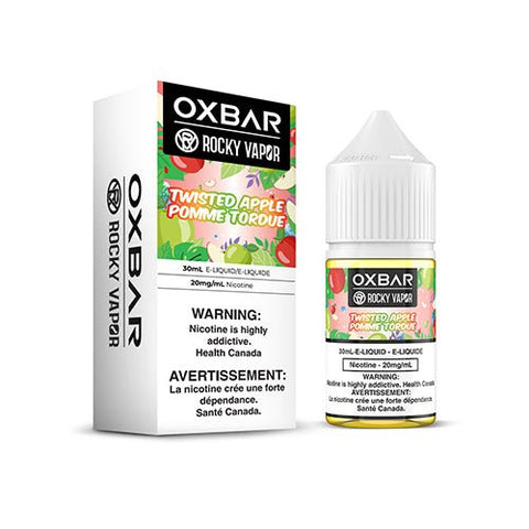 Rocky Vapor x Oxbar E-Liquids - Twisted Apple - Salt Nicotine Eliquid - Canada