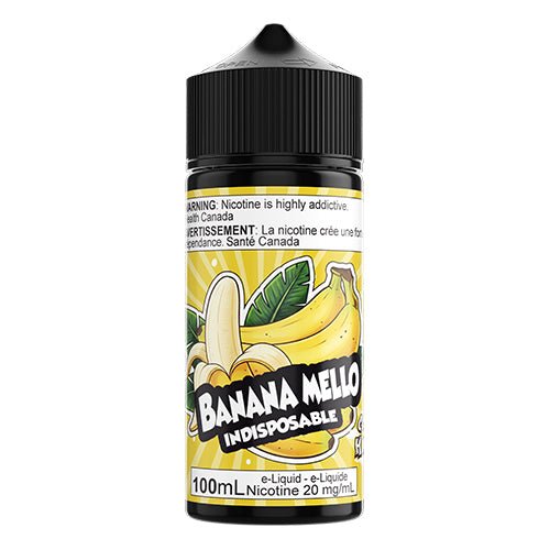 Indisposable by Cloud Haven E - Liquid - Banana Mello - Salt Nicotine Eliquid - Canada