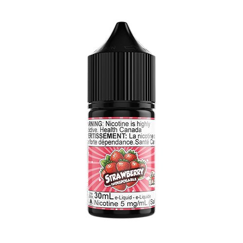 Indisposable Strawberry Salt Nic Vape Juice 30mL 60mL 100mL Queen City Vapes Indisposable Strawberry Salt Nic Vape Juice 30mL 60mL 100mL Queen City Vapes