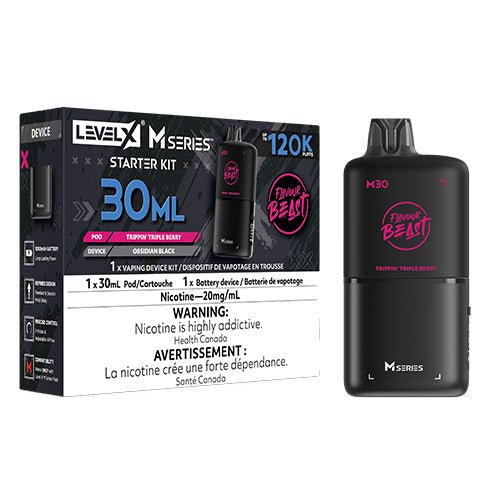 Level X Flavour Beast M Series Starter Kit - Disposables - Canada