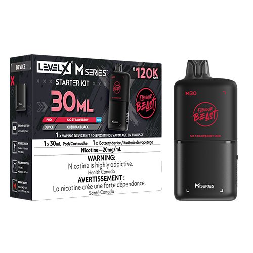 Level X Flavour Beast M Series Starter Kit - Disposables - Canada