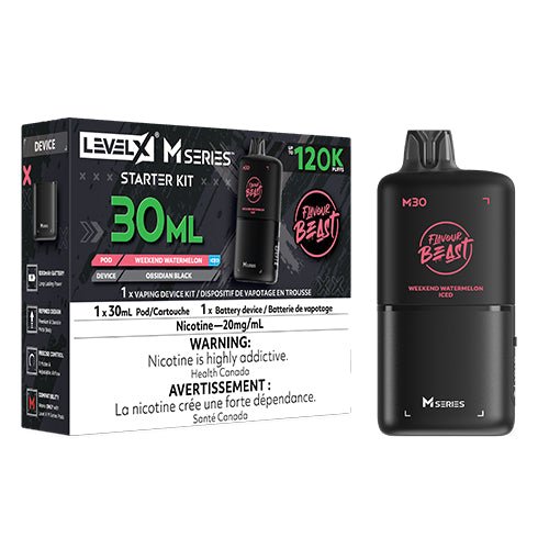 Level X Flavour Beast M Series Starter Kit - Disposables - Canada