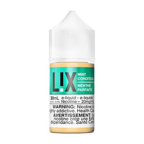 L!X Mint Condition Salt Nic Vape Juice 30mL Queen City Vapes L!X Mint Condition Salt Nic Vape Juice 30mL Queen City Vapes