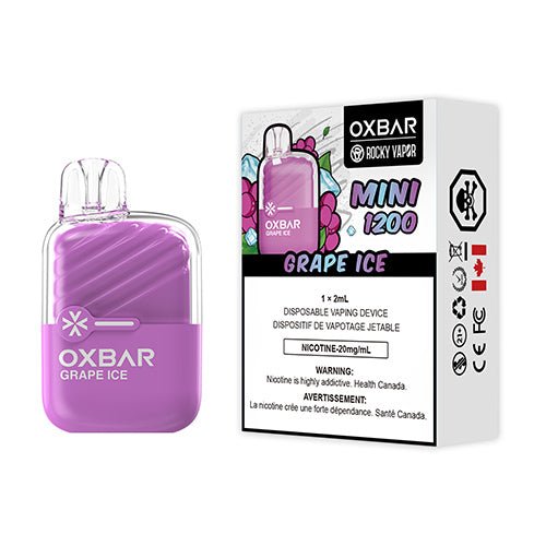rox bar disposable vape OXBAR x Rocky Vapor G8000 Disposable Salt Nic Vape – Queen City Vapes