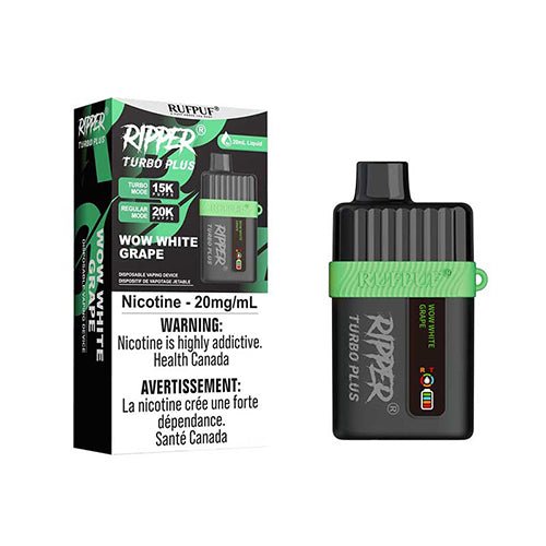 RUFPUF Ripper Turbo Plus Rechargeable Disposable Vape - Disposables - Canada