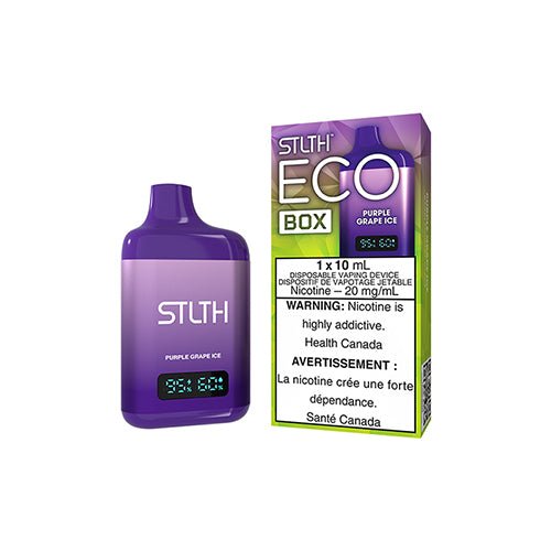 STLTH ECO BOX Disposable Salt Nic Vape  Queen City Vapes