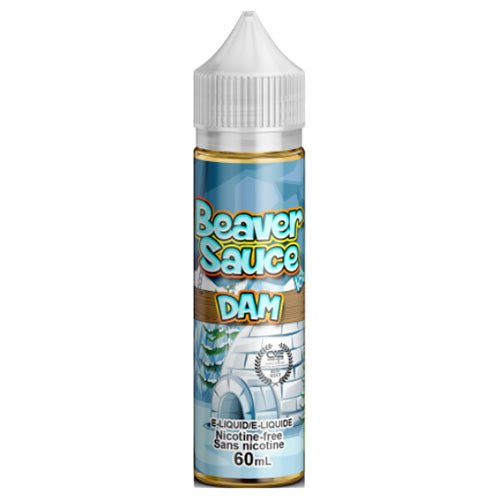Beaver Sauce DAM ICED Vape Juice 60mL 100mL  Queen City Vapes