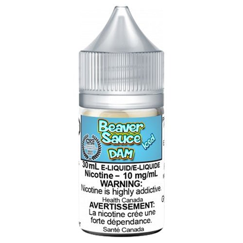 Beaver Sauce - DAM ICED Salt Nic Vape Juice 30mL 60mL  Queen City Vapes