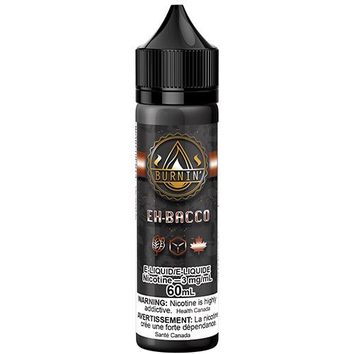 Burnin' EH-Bacco Vape Juice 60mL 100mL – Queen City Vapes