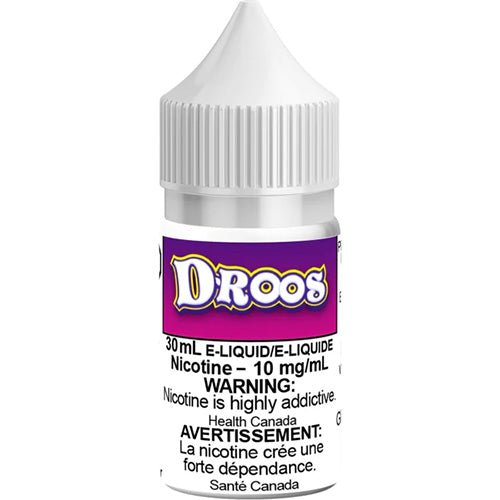 DROOS Salt Nic Vape Juice 30mL 60mL – Queen City Vapes 