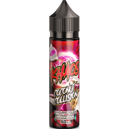 KHAOS Coconut Collision Vape Juice 60mL 100mL Queen City Vapes KHAOS Coconut Collision Vape Juice 60mL 100mL Queen City Vapes