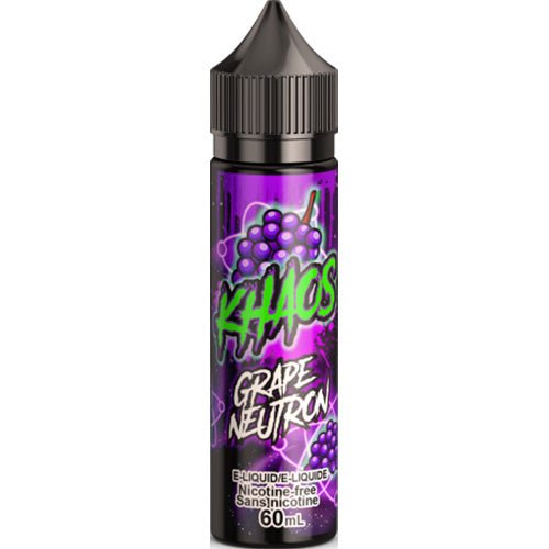 KHAOS Grape Neutron Vape Juice 60mL 100mL Queen City Vapes KHAOS Grape Neutron Vape Juice 60mL 100mL Queen City Vapes