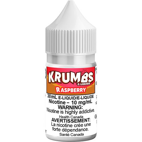 Krumbs E-Liquids Raspberry Salt Nic Vape Juice 30mL 60mL 100mL – Queen City  Vapes