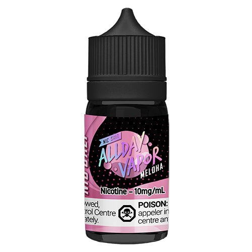 Allday Vapor Utopia Series Meloha Salt Nic Vape Juice 30mL Queen City Vapes Allday Vapor Utopia Series Meloha Salt Nic Vape Juice 30mL Queen City Vapes