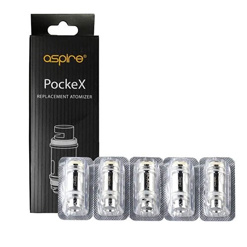 Aspire AIO PockeX Replacement Coils - Vape Coils - Queen City Vapes Aspire AIO PockeX Replacement Coils - Vape Coils - Queen City Vapes