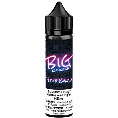 Big Daawg by T Daawg Labs - Petite Banane SALT - Salt Nicotine Eliquid - Queen City Vapes