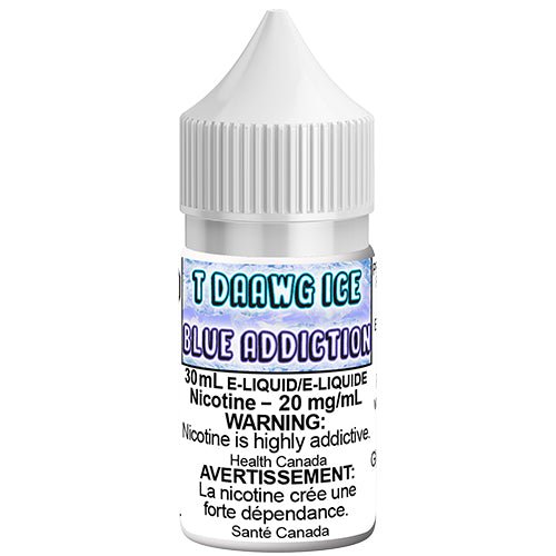 Blue Addiction Ice Salt Nic Vape Jus 30 ml 60 ml – Queen City Vapes