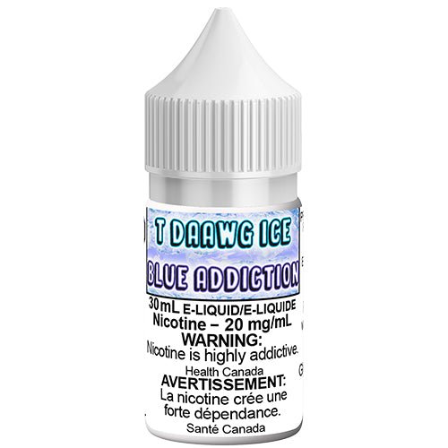 Blue Addiction Ice SALT by T Daawg Labs - Salt Nicotine Eliquid - Queen City Vapes