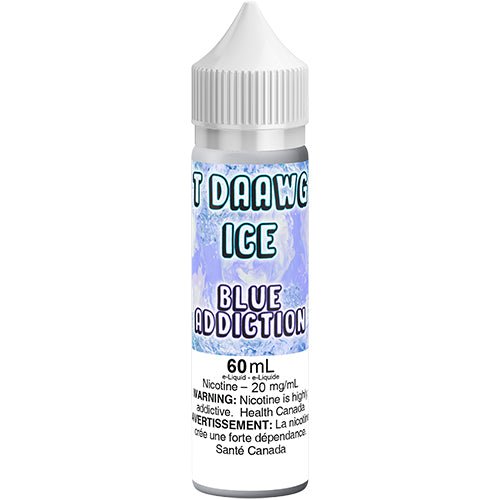 Blue Addiction Ice SALT by T Daawg Labs - Salt Nicotine Eliquid - Queen City Vapes