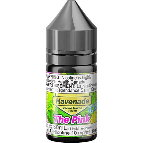 Havenade by Cloud Haven E-Liquid - The Pink Iced SALT - Salt Nicotine Eliquid