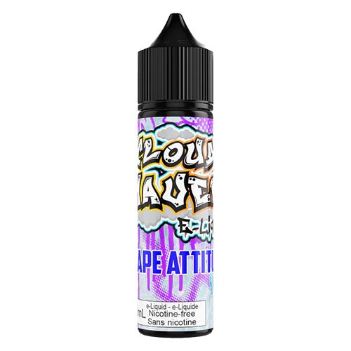 Grape Attitude ICED by Cloud Haven E-Liquid Vape Juice 60mL 100mL 120mL   Queen City Vapes