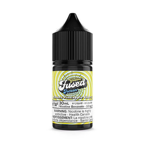 Fused eLiquids by Creative Clouds Canada - Yellow Frozen SALT - Salt Nicotine Eliquid - QCV