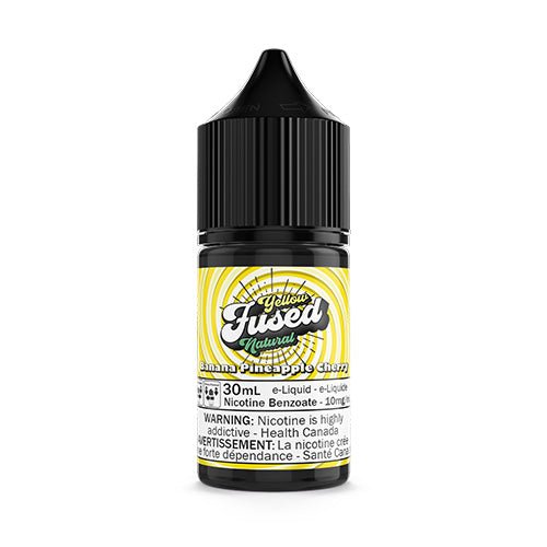 Fused eLiquids by Creative Clouds Canada - Yellow Natural SALT - Salt Nicotine Eliquid - QCV