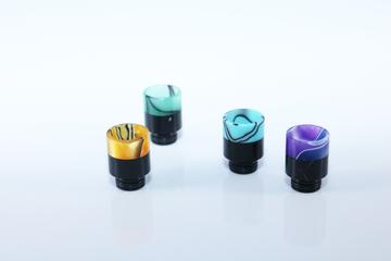 Double Helix Designs - Mini Duo (510) Tip Black Delrin Base - Drip Tip - QCV