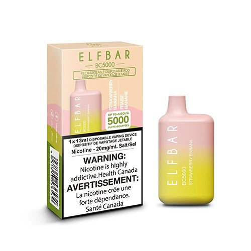 ELFBAR 5000 Puff Rechargeable Disposable Vape - Disposable Pod - QCV