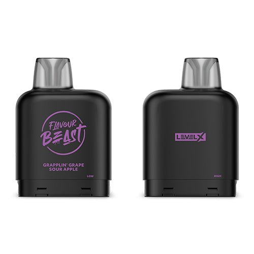 level x vape pod Level X Flavour Beast 14mL 7K Salt Nic Pods – Queen City Vapes