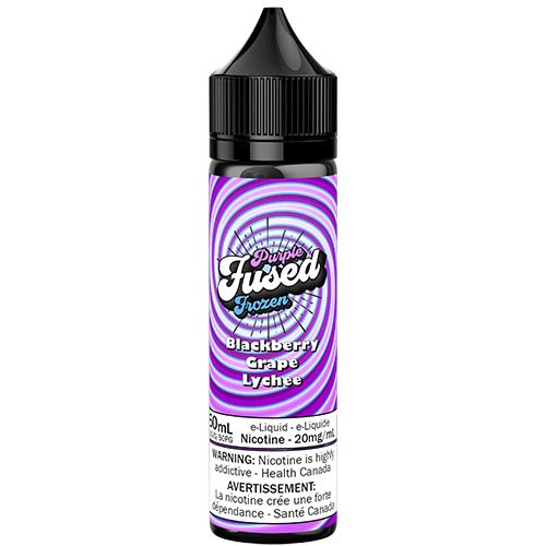 Fused eLiquids by Creative Clouds Canada - Purple Frozen SALT - Salt Nicotine Eliquid - Queen City Vapes