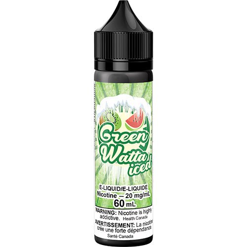 Green Watta Iced Salt Nic Vape Juice 30mL 60mL 100mL Queen City Vapes Green Watta Iced Salt Nic Vape Juice 30mL 60mL 100mL Queen City Vapes