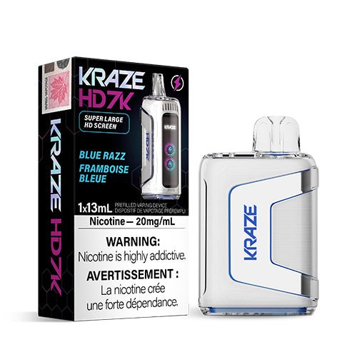 Kraze HD7K Rechargeable Disposable Vape - Disposables