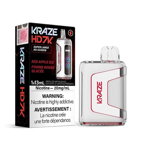 Kraze HD7K Rechargeable Disposable Vape - Disposables