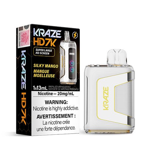 Kraze HD7K Rechargeable Disposable Vape - Disposables