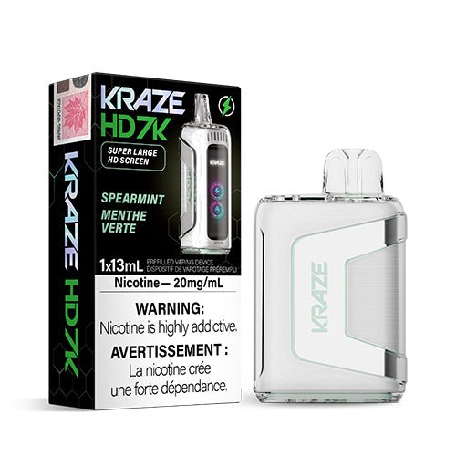 Kraze HD7K Rechargeable Disposable Vape - Disposables