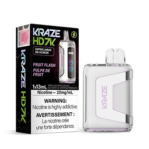 Kraze HD7K Rechargeable Disposable Vape - Disposables