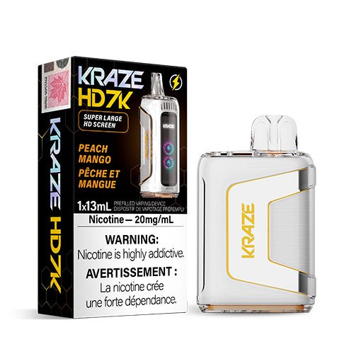 Kraze HD7K Rechargeable Disposable Vape - Disposables