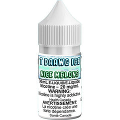 Nice Melons Glace Sel Nic Vape Juice 30mL 60mL  Queen City Vapes