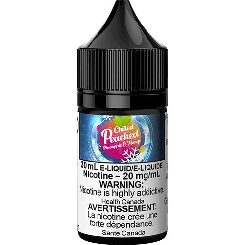 Peached Chilled Pineapple & Mango Salt Nic Vape Juice 30mL 60mL 100mL Queen City Vapes Peached Chilled Pineapple & Mango Salt Nic Vape Juice 30mL 60mL 100mL Queen City Vapes
