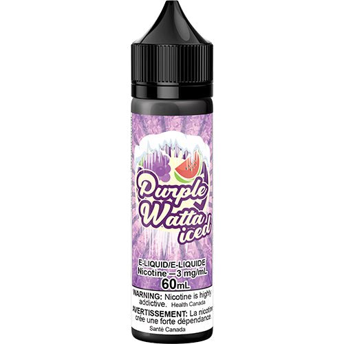 Jus de vape glac Purple Watta 60 ml 100 ml Queen City Vapes Jus de vape glac Purple Watta 60 ml 100 ml Queen City Vapes