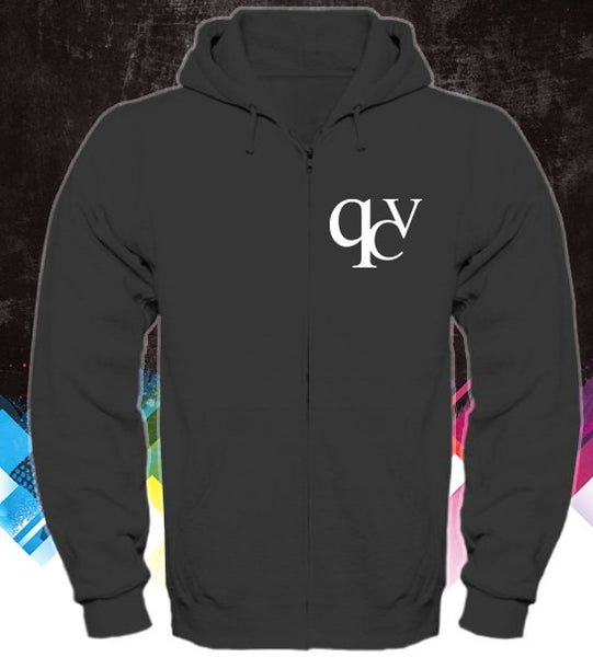 QCV Hooded Zip-Up Sweatshirt - Apparel