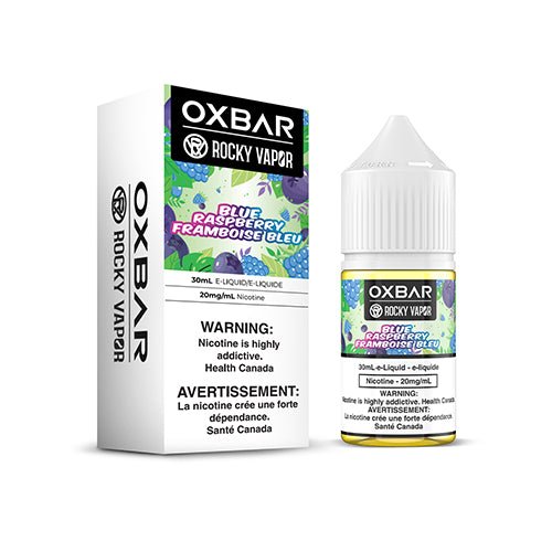 Rocky Vapor x Oxbar E-Liquids - Blue Raspberry - Salt Nicotine Eliquid